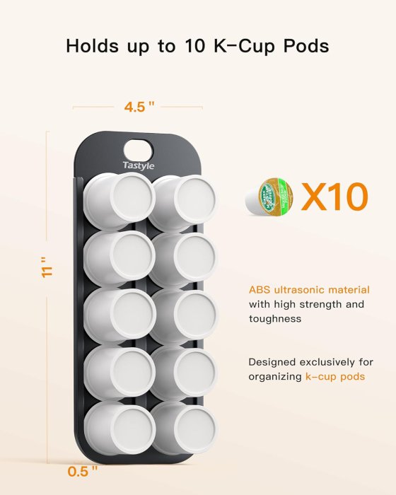 Magnetic K-Pod Organizer (Black) (image 3)