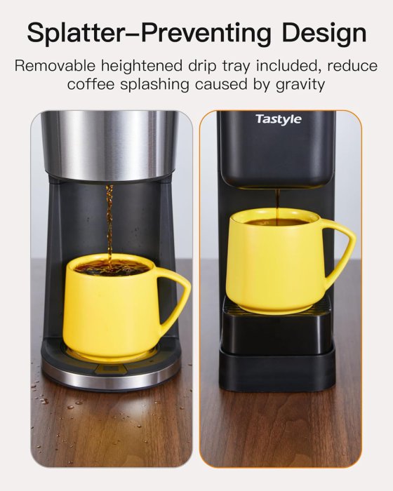 Single Serve Coffee Maker (Black) (image 5)