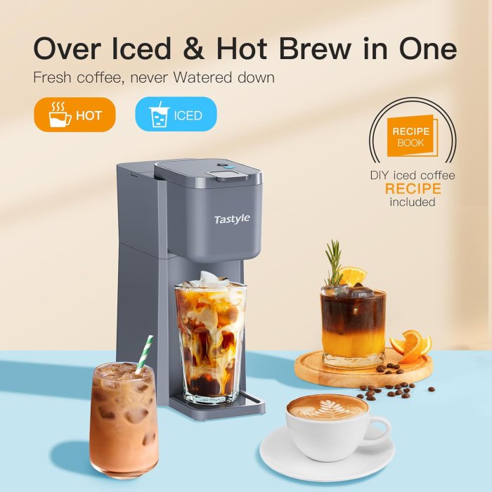 Tastyle Mini Coffee Maker (Gray) (image 2)