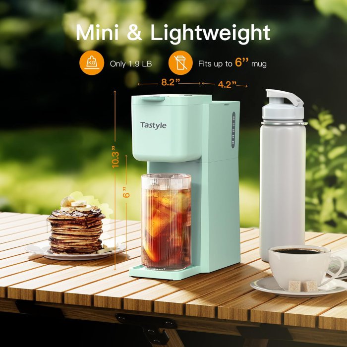 Tastyle Mini Coffee Maker (Mint) (image 3)